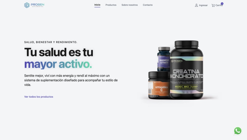 Progen — Suplementación